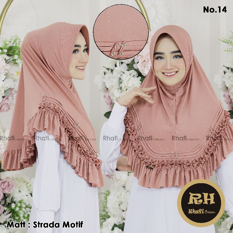 JILBAB INSTAN JERSEY STRADA / 14 / ORI RH COLLECTION
