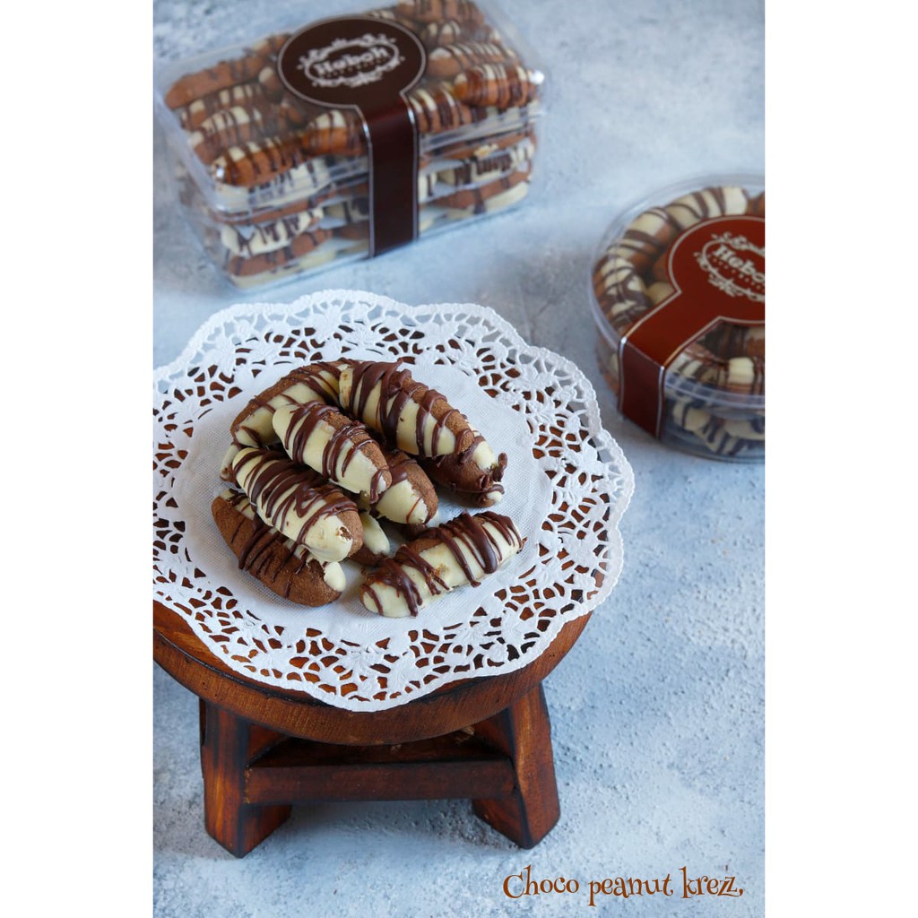 

Kue Kering Lebaran Premium Choco Peanut Krezz By Heboh Cookies