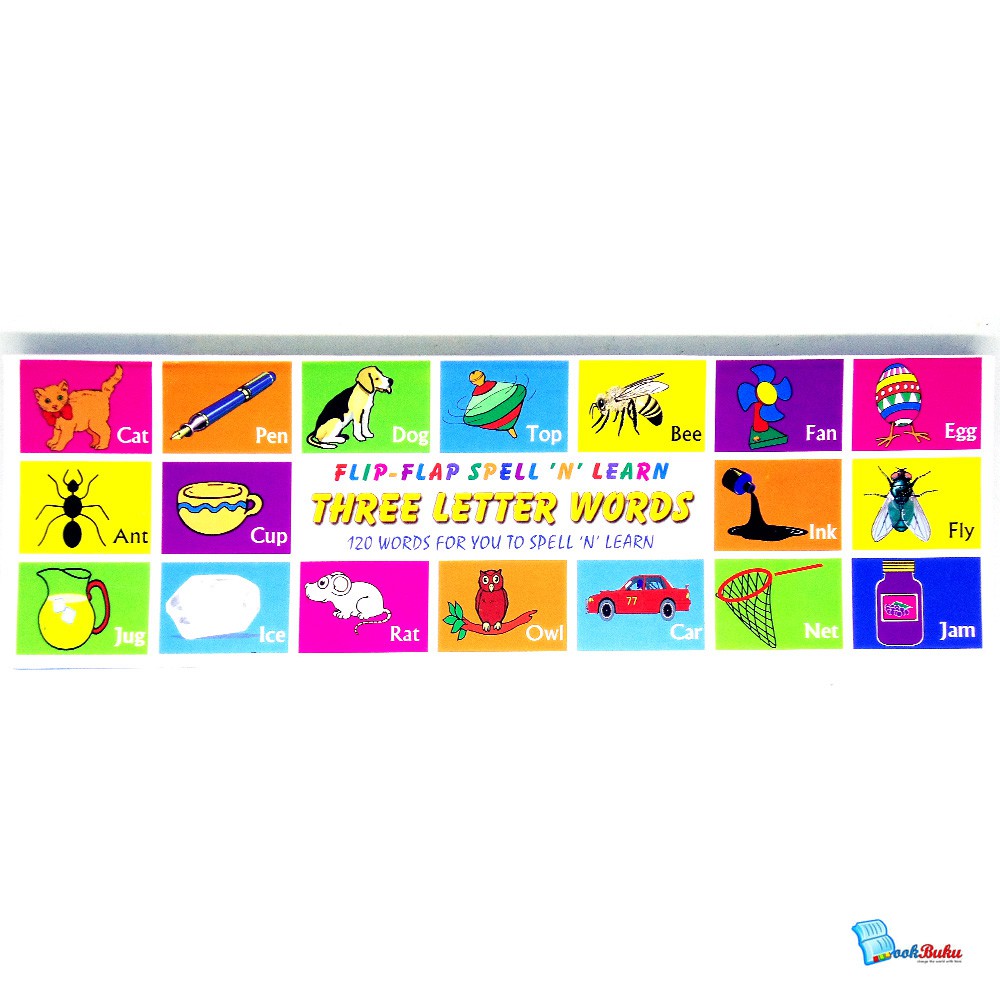 Flip-Flap Spell ‘N’ Learn : Three Letter Words