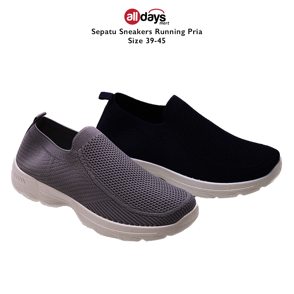 Faster Sepatu Sneakers Slip On Casual Pria 1910-120 Size 39-44