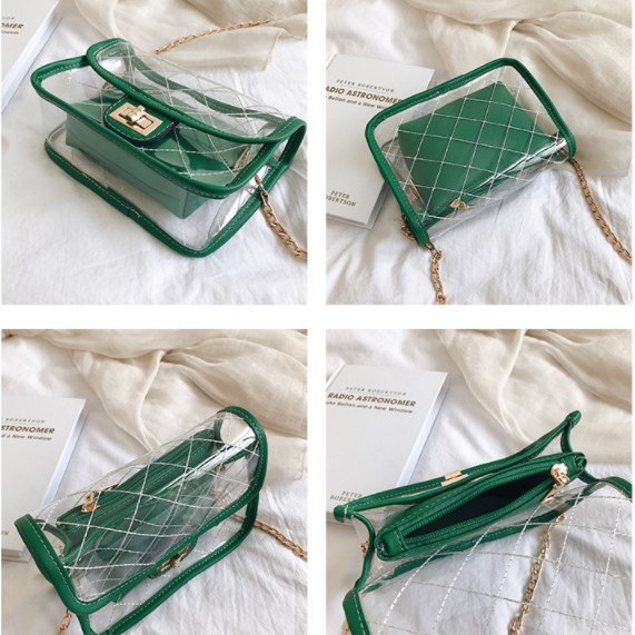 Tasha Transparan Shoulder Bag tas selempang