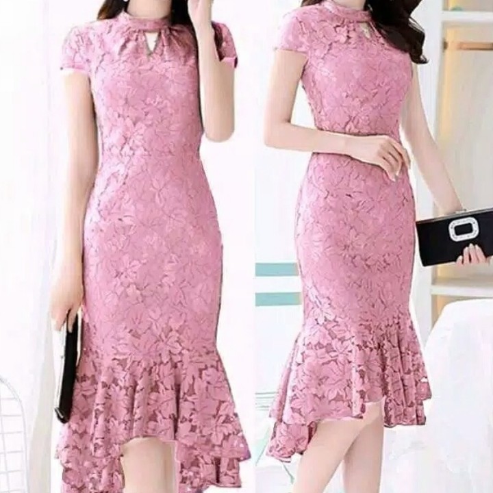 FWG - DRESS SOPHIA / DRESS / DRESS CASUAL BRUKAT / DRESS WANITA / DRESS