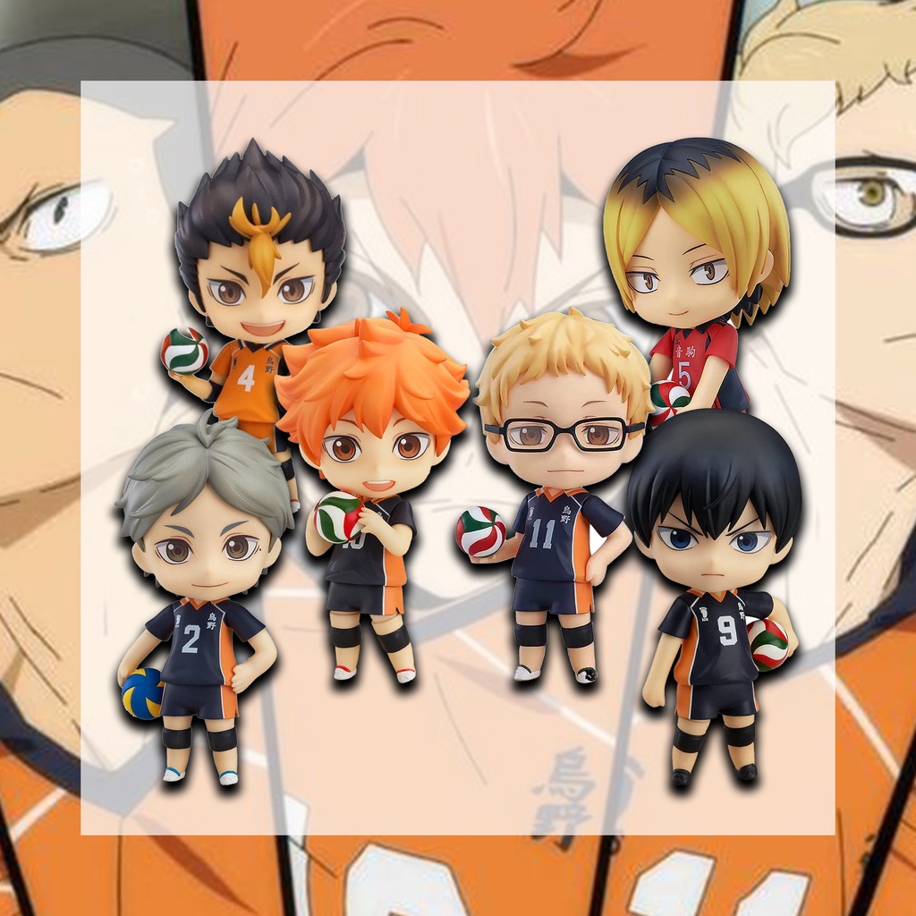Berkah_Seratus Action Figure Haikyuu "Yu Nishinoya, Kageyama Tobio, Shoyo Hinata, Kenma Kozume, Kei