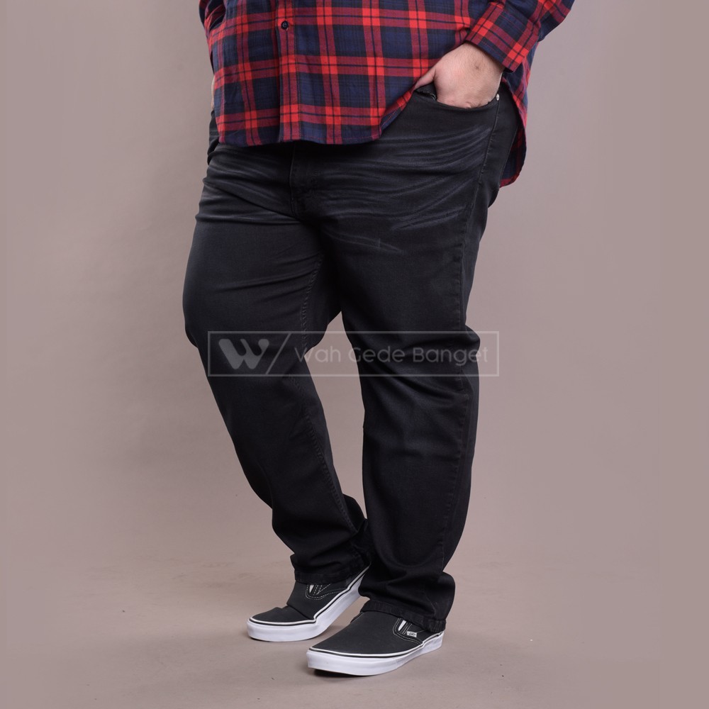 

WGB Black Long Celana Jeans Big Size Jumbo XXL XXXL WGB