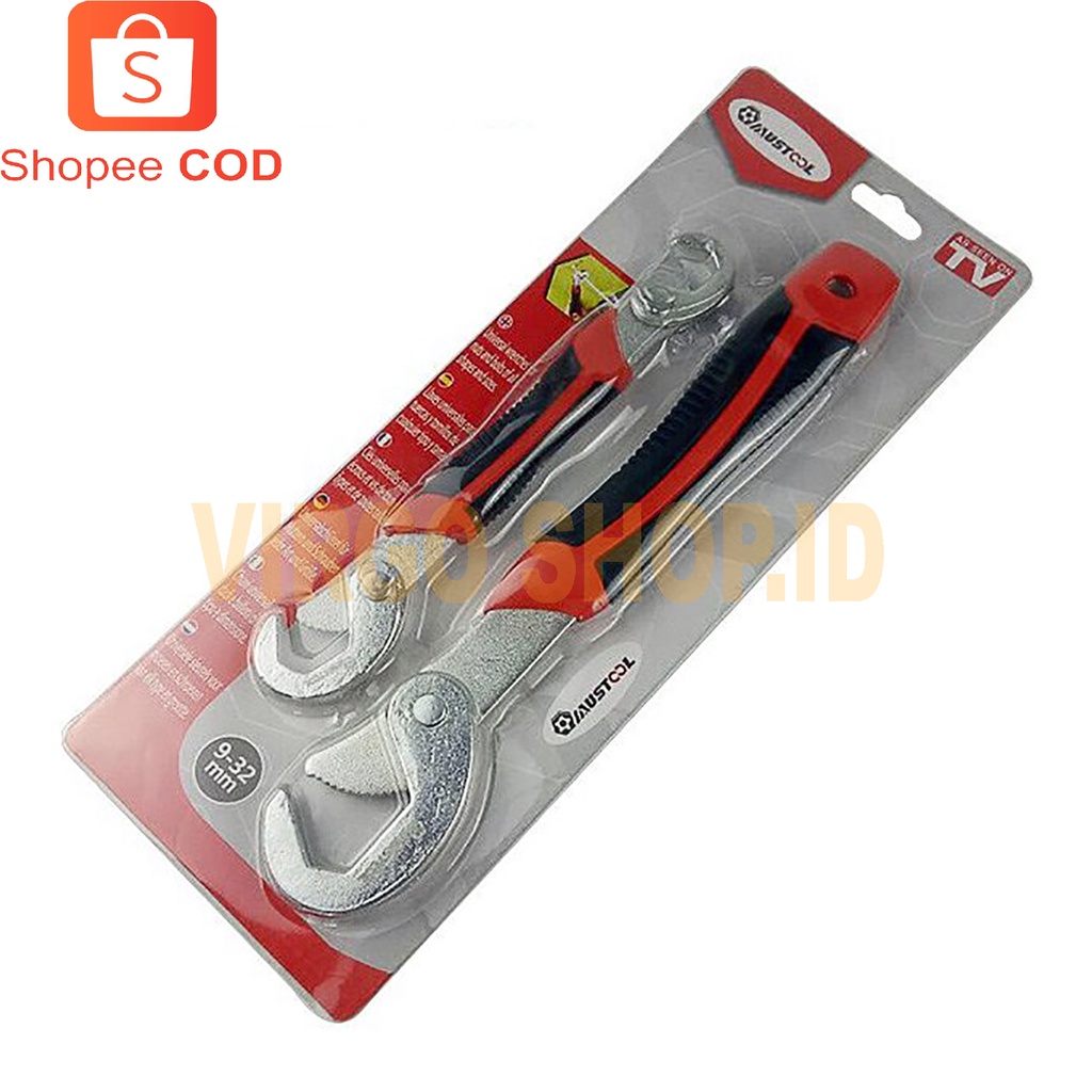 snap n grip Kunci pas wrench Kunci Inggris / 2pcs Kunci Pas Snap n Grip