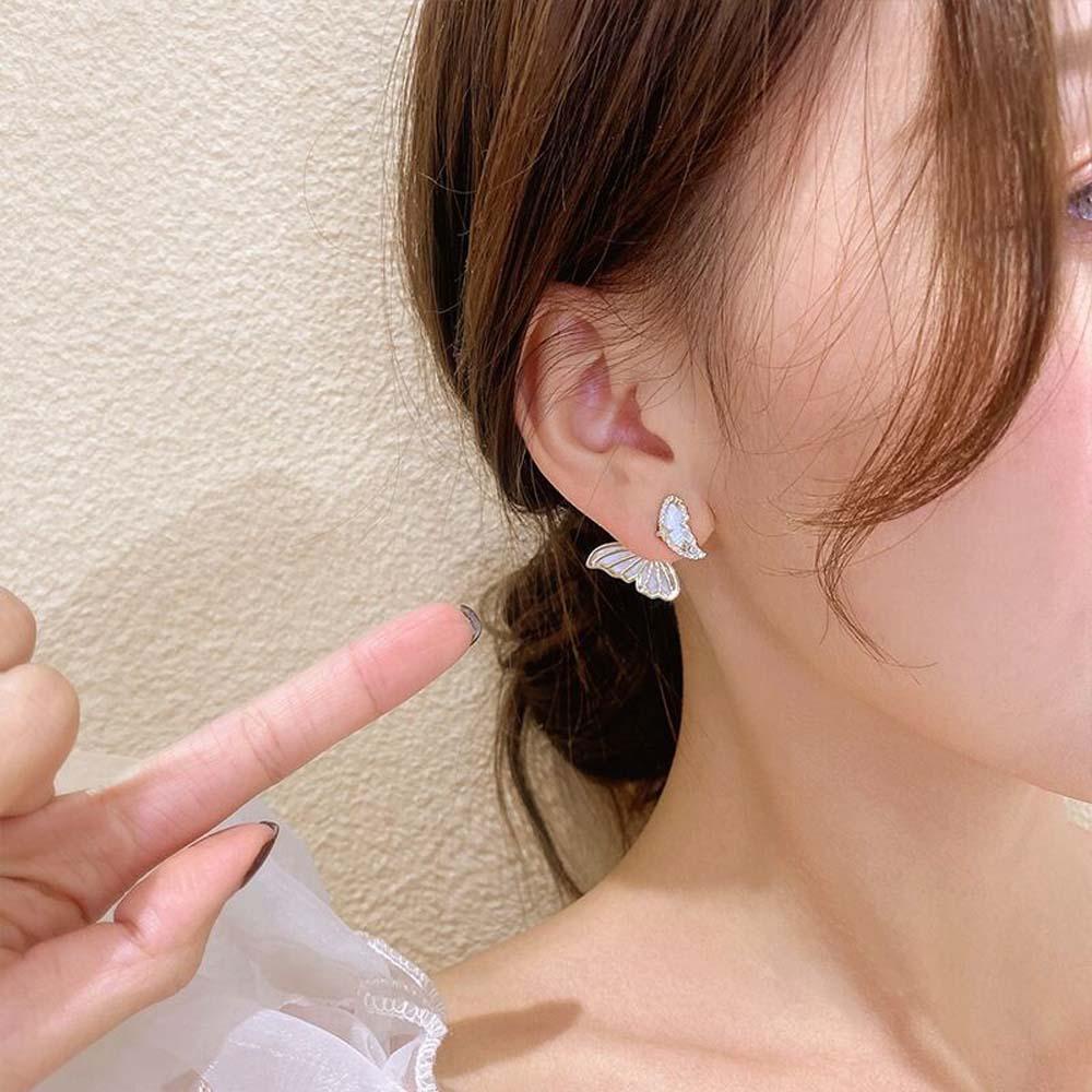 Anting Kupu-Kupu Agustina Temperamen Wanita Gadis Korea Fashion Perhiasan