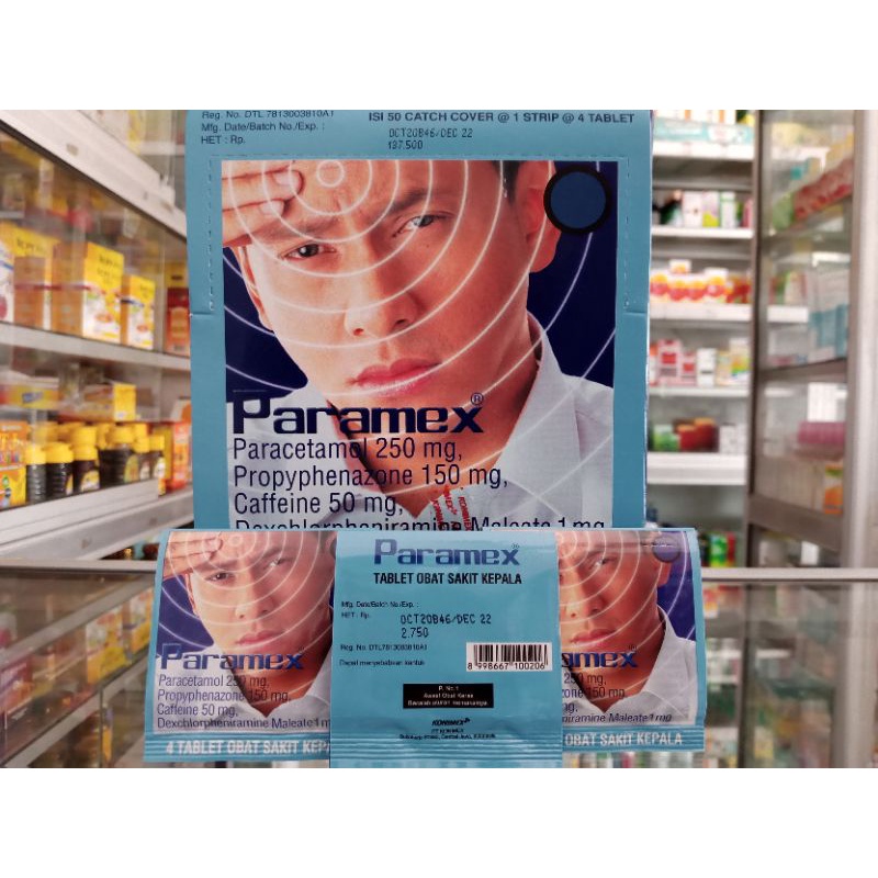 Paramex 1 Strip @4 Tablet | Obat Sakit Kepala