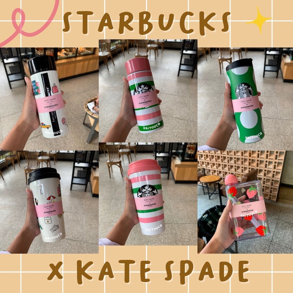 Jual READY STOCK Tumbler Starbucks x Kate Spade 2022 Collection