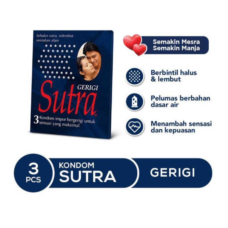 Sutra Kondom Gerigi 3s Tahan Lama