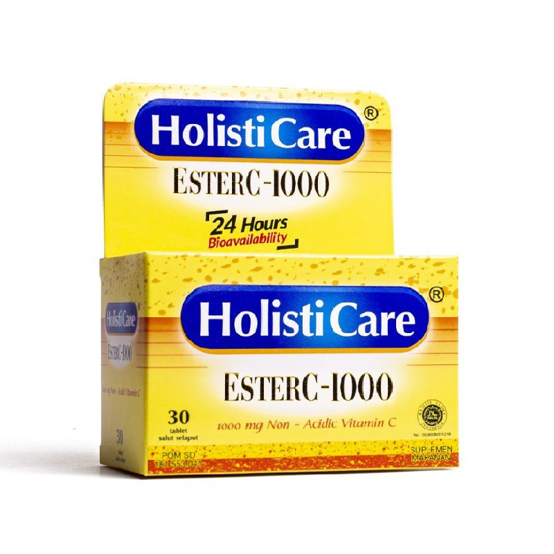 Holisticare Ester-C 1000mg Vitamin C 30 Tablet - 24 hours Bioavailability