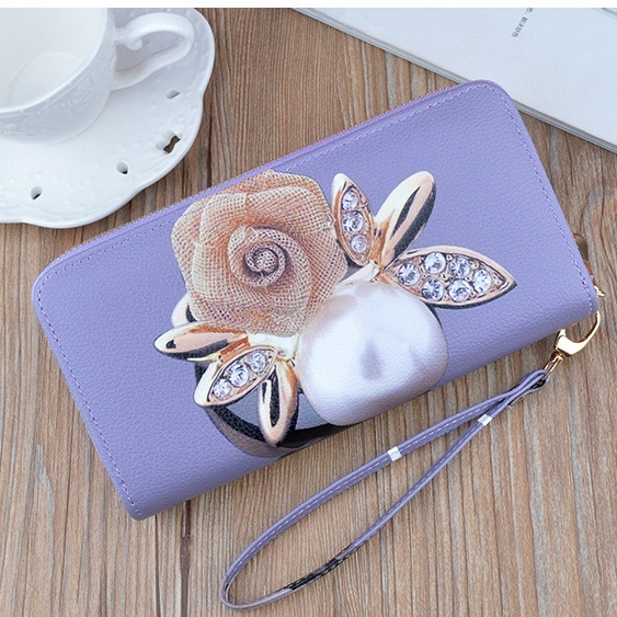 DOMPET PANJANG WANITA 2 RESLETING PREMIUM MARES WA455P5 BESAR MUAT HP SLOT KARTU UANG KOIN KOREA BRANDED BATAM FASHION CEWEK REMAJA KEKINIAN