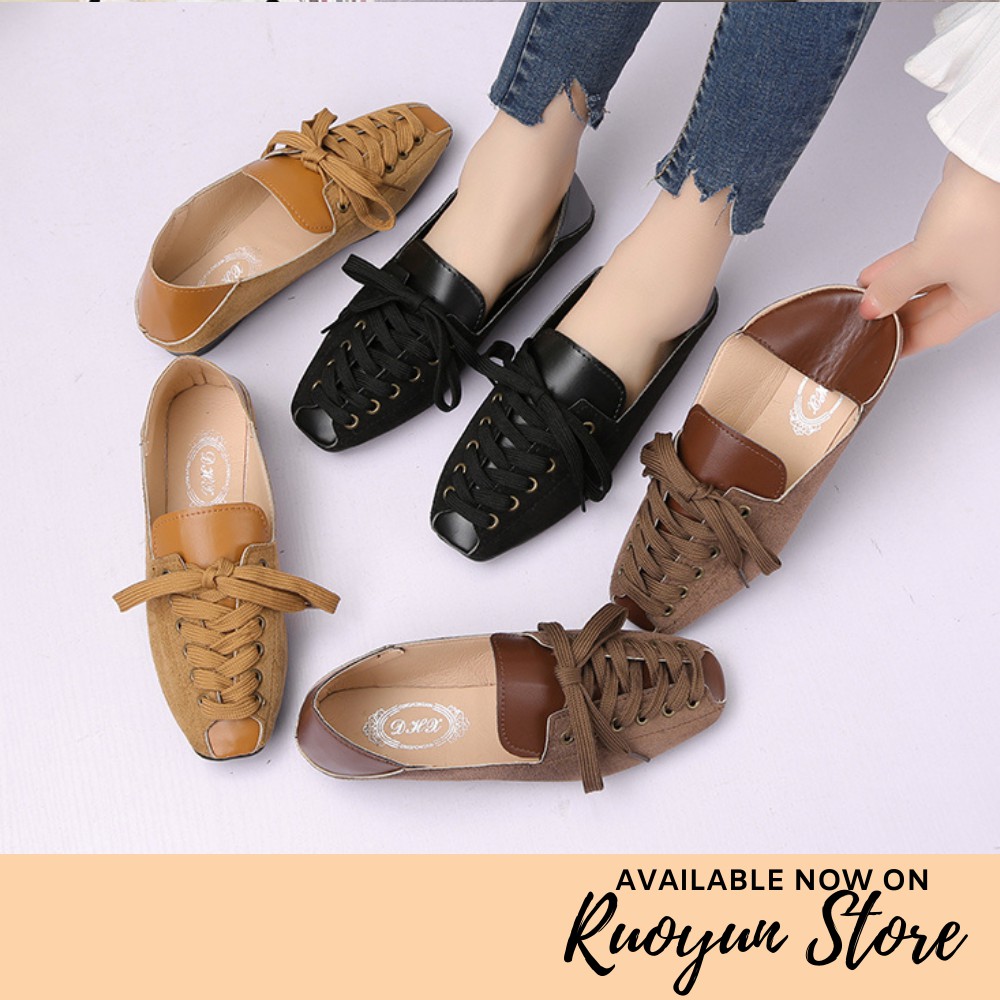 RYS - Polo Beans Sepatu Loafers Korea Wanita Fashion Casual - Ori Import