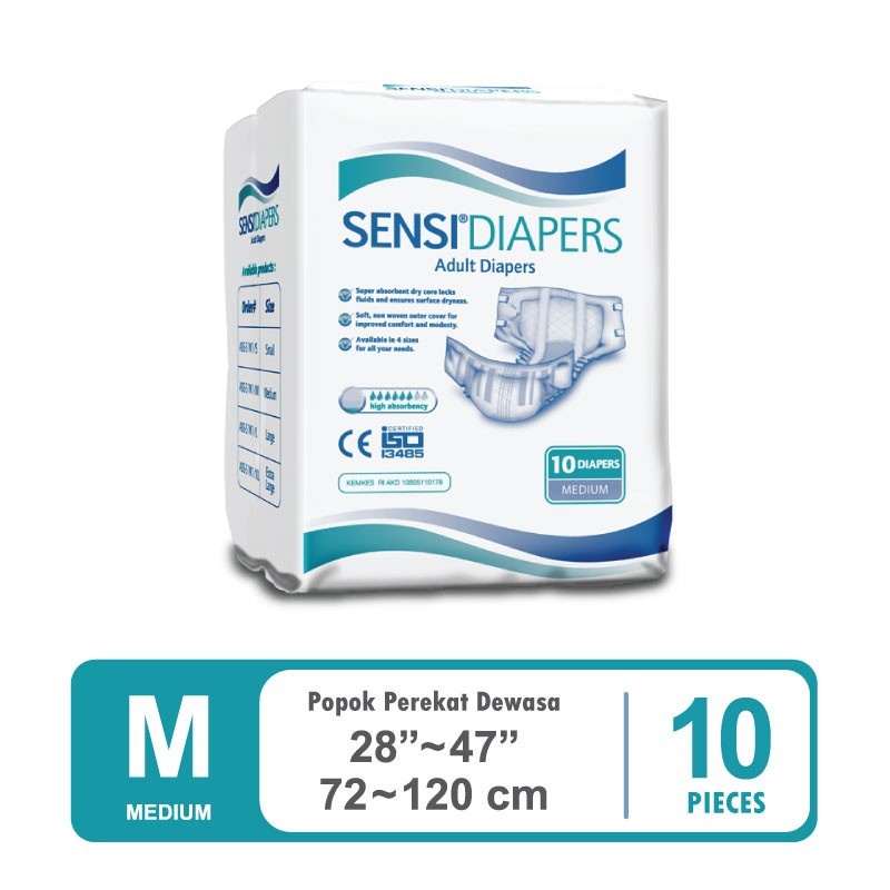 SENSI Adult Diapers | Popok Perekat Dewasa Sensi | M10