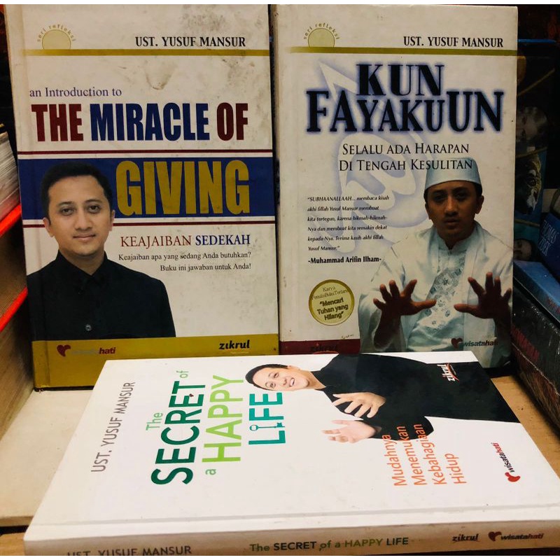 paket 3 buku ust Yusuf Mansur.