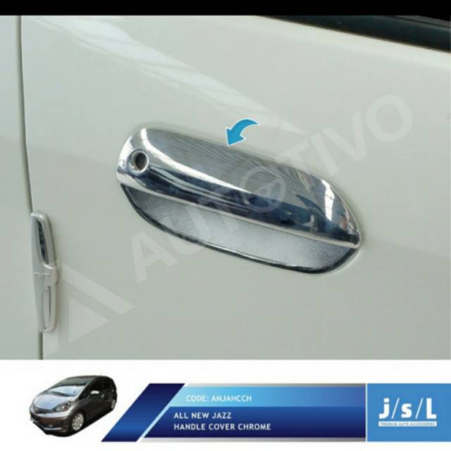 Cover handle all new Jazz 2008-2013 chrome jsl