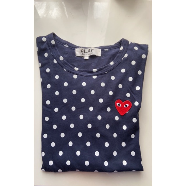 CDG play long sleeve polkadot