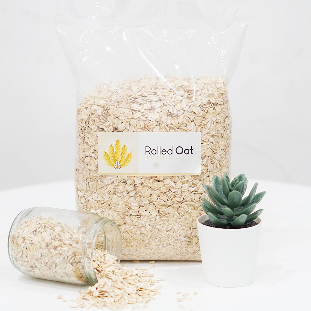 Rolled Oat 500 Gram Regular Gandum Kasar Organik Premium