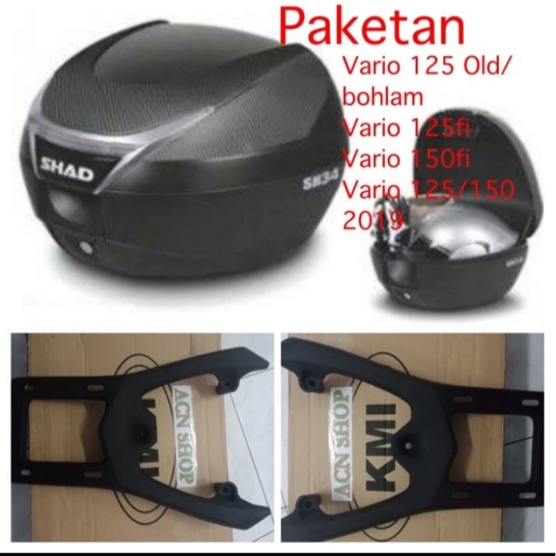 paketan box shad sh34 carbon vario 125 150 old vario 125 150 new