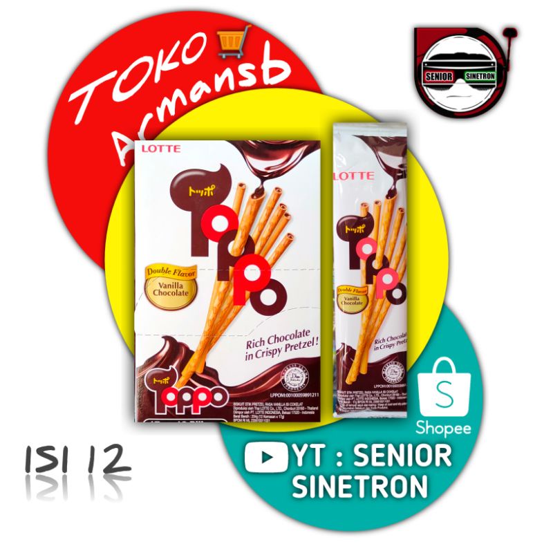

Lotte toppo isi 12pcs