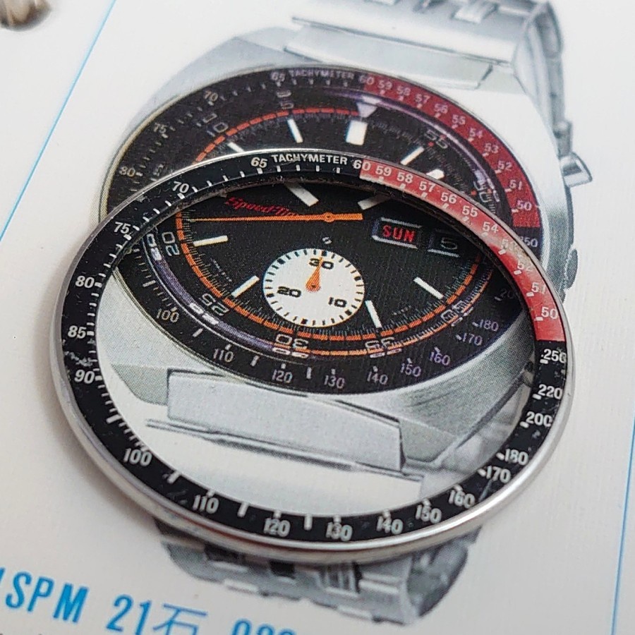 Bezel + Insert u/ Seiko 5 Sports Coke Chronograph 6139-6030/6031/6032