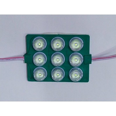 LAMPU LED MODUL SMD 7560 9 MATA 12 VOLT dan 24 VOLT WATERPROOF VARIASI MOTOR MOBIL ETALASE NEON BOX