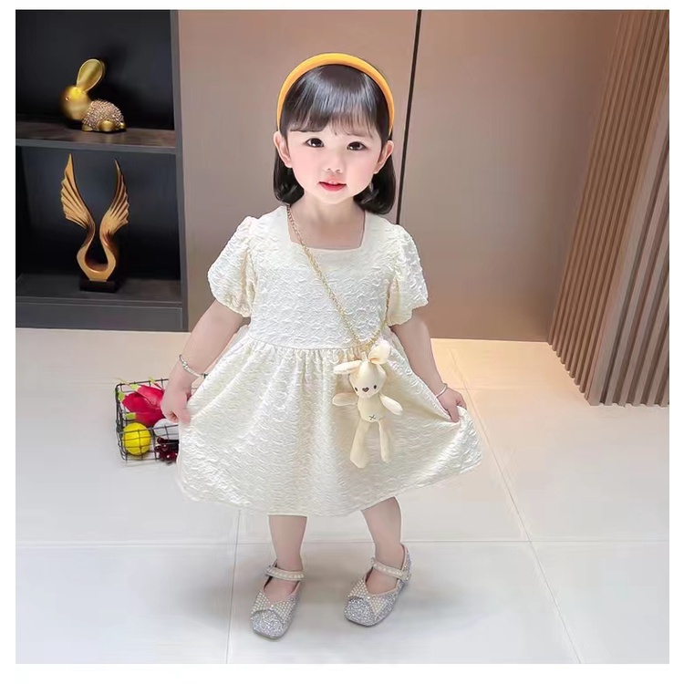 Dress Anak Perempuan 3-6th Boneka Beruang Kelinci Import Baju Boneka Bear Rabbit