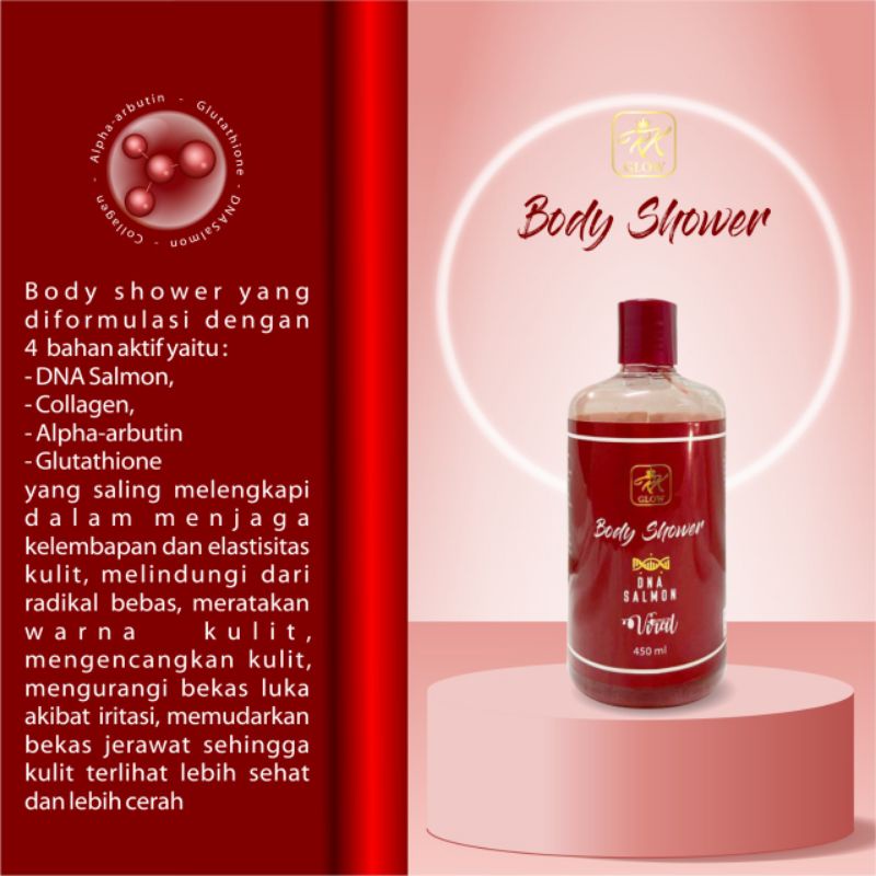 RK Body shower yg mengandung DNA Salmon 100% original