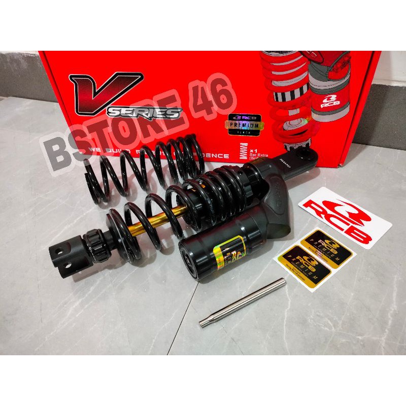 shockbreaker RCB tabung vario 125 150 beat new RCB VS SERIES BLACK PREMIUM ORIGINAL