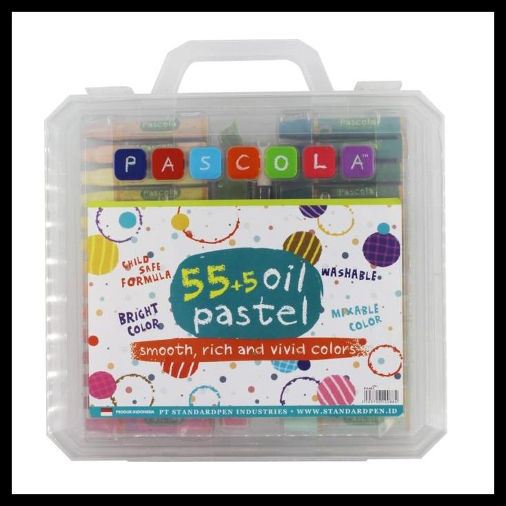 

Crayon Oil Pastel Pascola 55+5 Warna