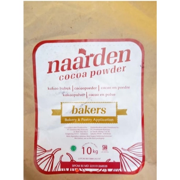 

Naarden bakers cocoa powder bubuk cokelat 500 g