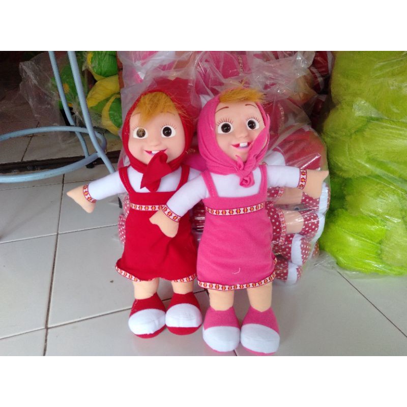 BONEKA KARAKTER KARTUN MASHA AND THE BEAR MURAH