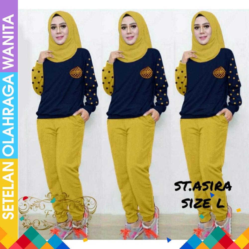 Setelan Baju Senam Olahraga NY Pink Navy Baju Senam Aerobik Zumba Fitness Gym Running Sepedaan Set