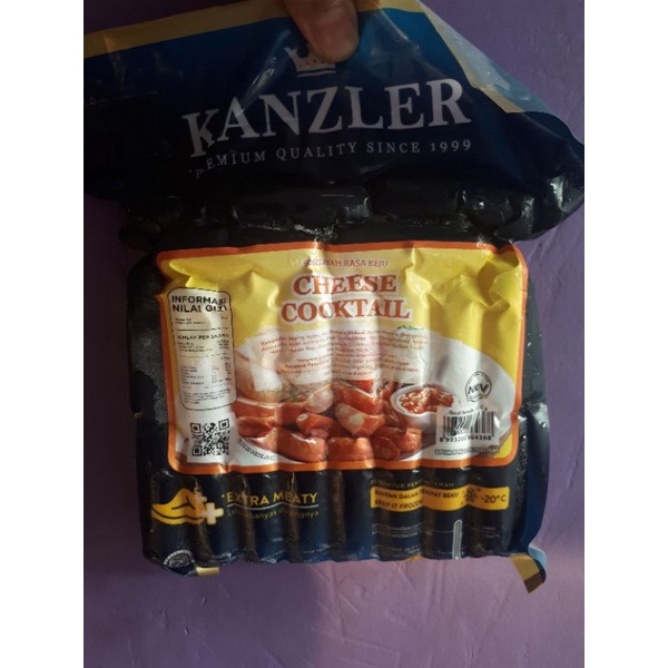 

kanzler sosis cheese cocktail 500gr