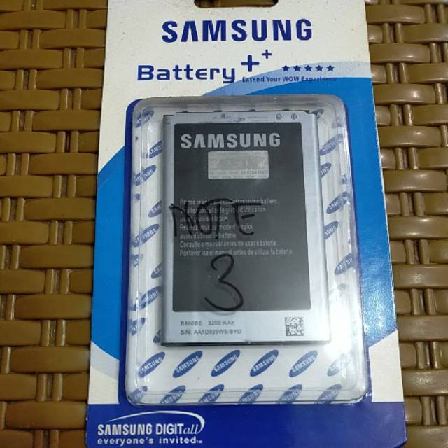 Baterai samsung note 3