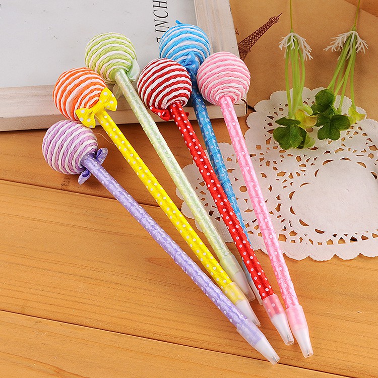 

4YOUSTUFF - PENA LOLIPOP / PULPEN LOLIPOP GEPENG DAN BULAT / PENA MOTIF LOLIPOP ACI7