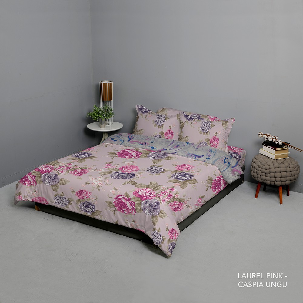 Jual King Rabbit Bed Cover Motif Laurel Pink | Shopee Indonesia