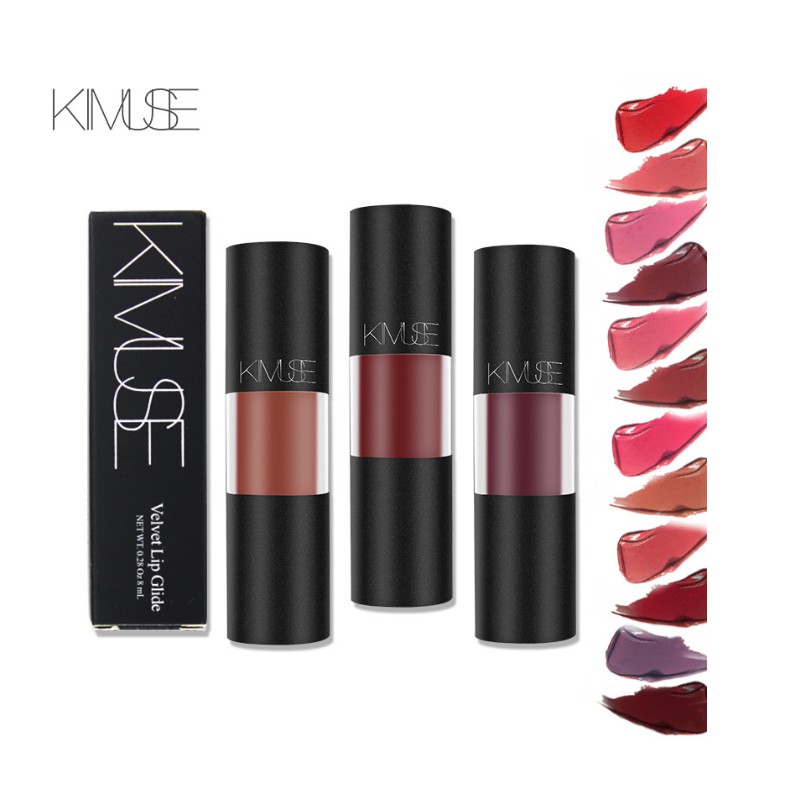KIMUSE Matte beludru matte lip gloss glasir bibir