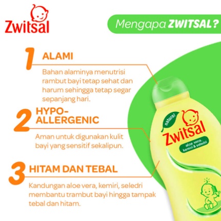 ZWITSAL Natural Baby HAIR LOTION 100ml / 200ml | Almond / Aloe Vera Kemiri &amp; Seledri