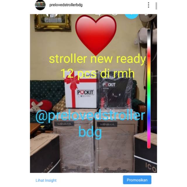 Stroller cabin size iconic stroler pockit isport new dan bekas