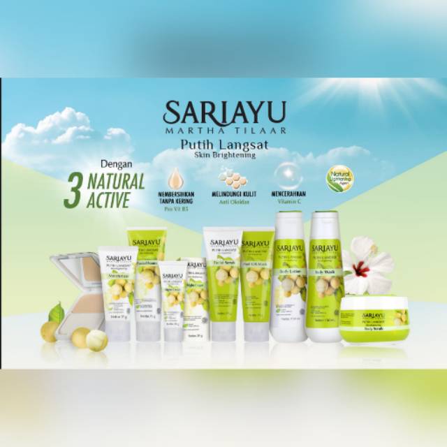 SARIAYU PUTIH LANGSAT SERIES (PAKETAN)