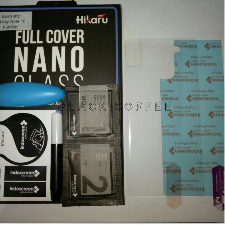 Tempered glass full UV samsung note 10 nano liquid glass hikaru