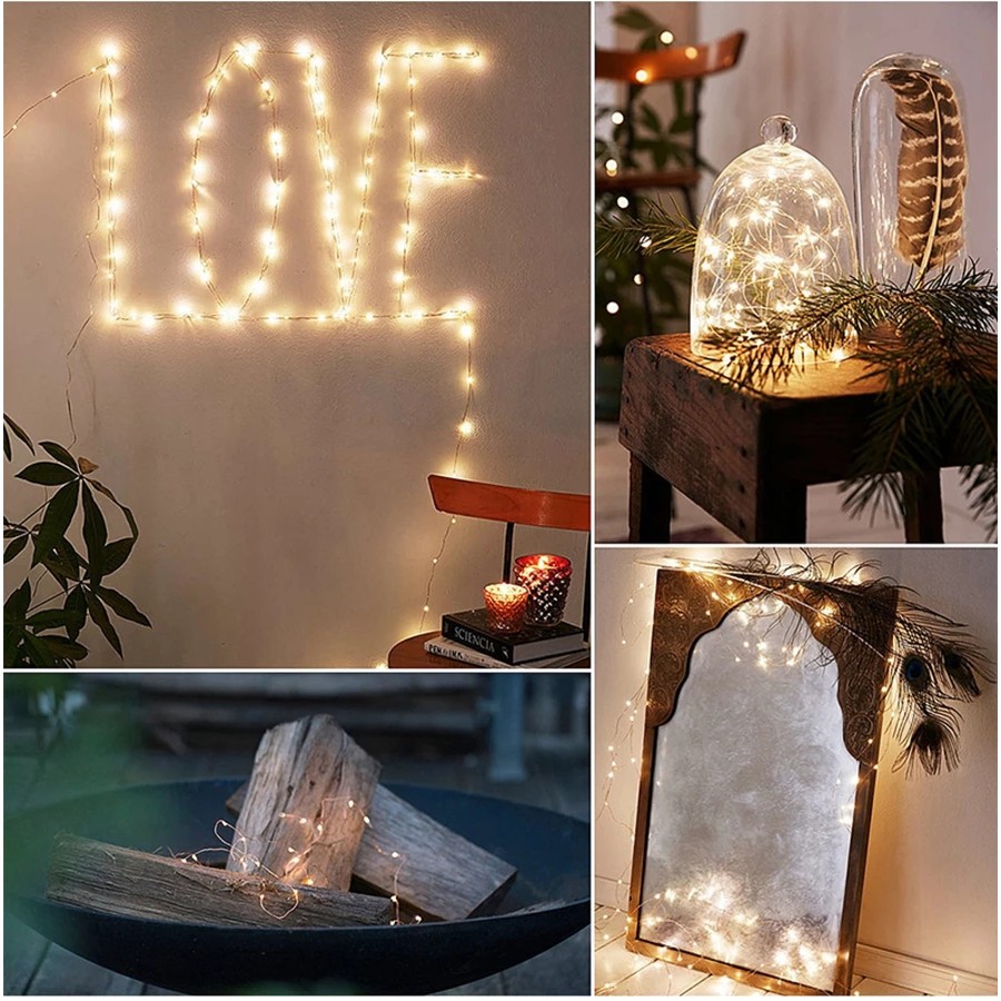 Lampu String Led Mini Dekorasi Kue Ulang Tahun / Pernikahan / Natal