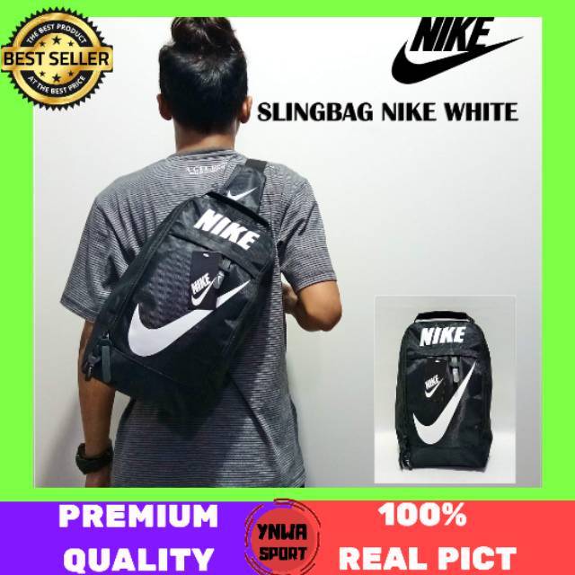 TAS SLING BAG SELEMPANG BAHU PRIA COWOK NIKE / TAS SEPATU OLAHRAGA FUTSAL SEPAKBOLA BASKET