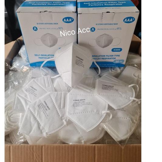 Bagus [ Box ] Masker KN95 3D 5Ply CRDLIGHT 2163 1BOx isi 50Pcs ♚☆©