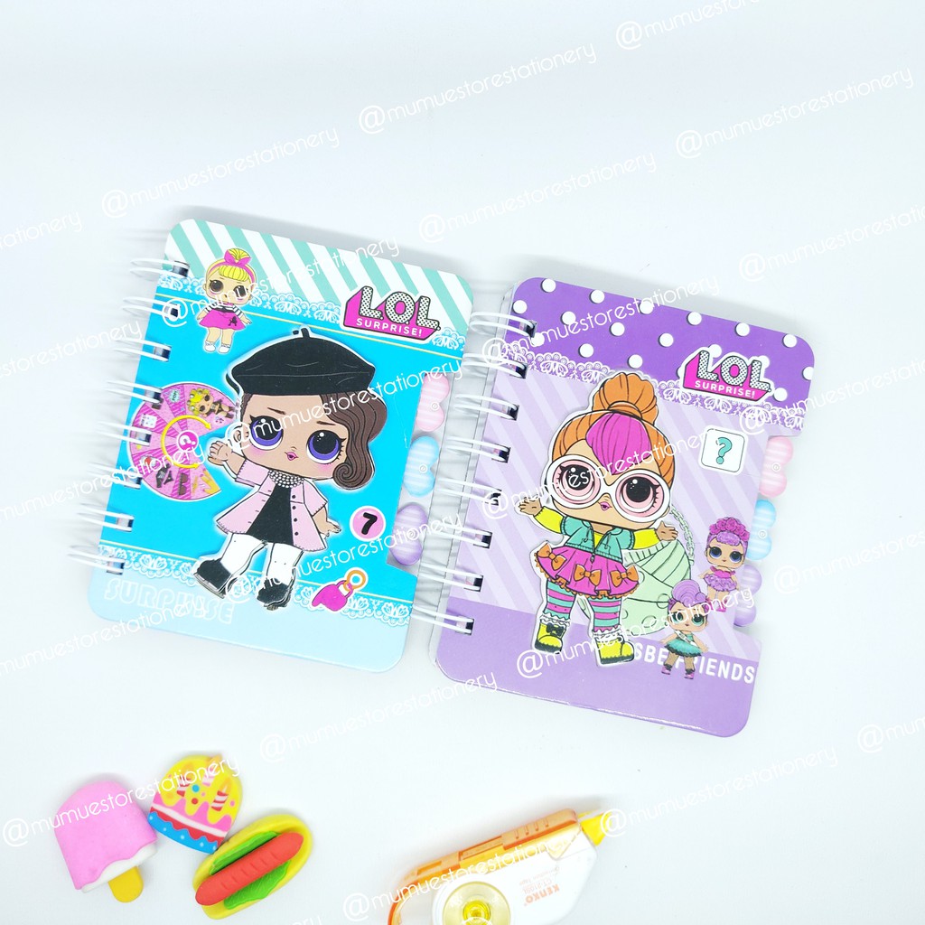 NOTEBOOK MINI LOL / NOTEBOOK LOL / MEMO LOL / BUKU LOL