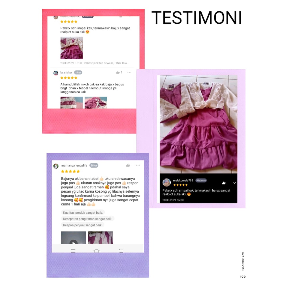 (BISA COD✔️) GAMIS IBU DAN ANAK BISA COUPLE/MODEL ROMPI POLOS/COUPLE IBU ADIK DAN KAKAK TERBARU-7