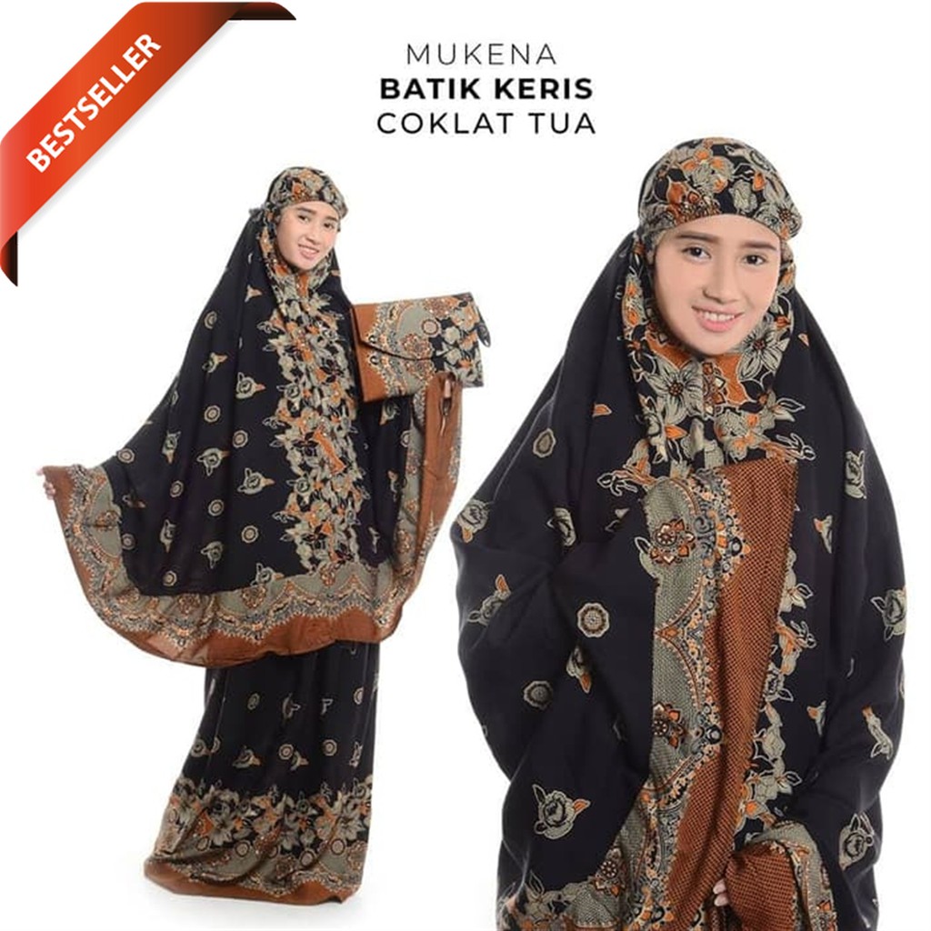 Mukena Grosir Mukenah Murah Dewasa Motif Bali Batik  Keris  