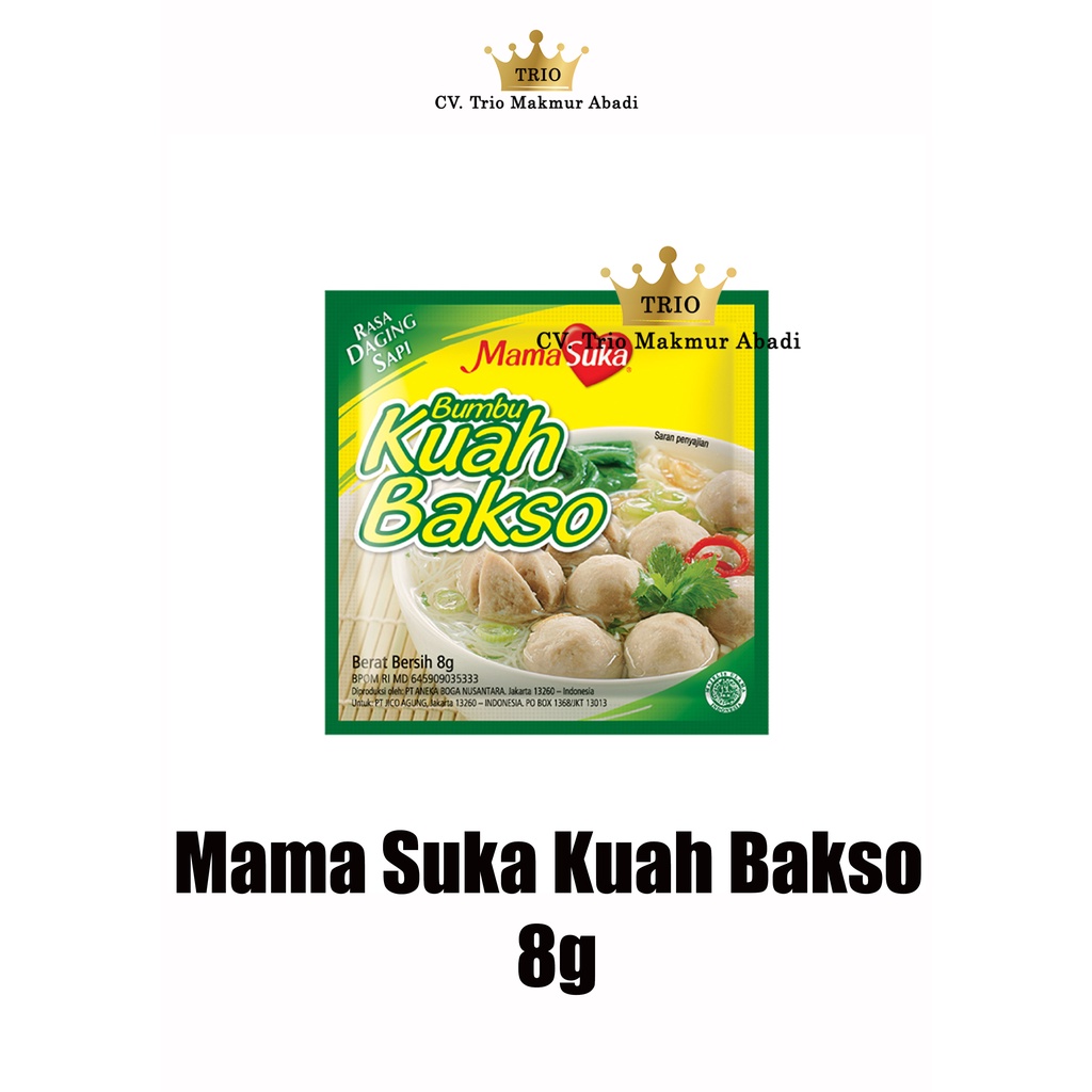 

Bumbu Kuah Bakso Mama Suka 8g Renteng