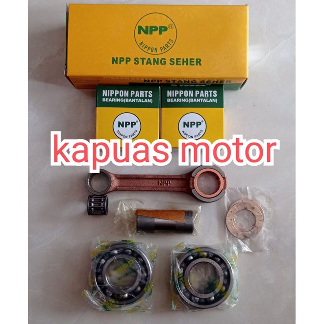 Stang Seher conrod plus bearing kruk as f1zr fizr alfa sigma force 1 original npp