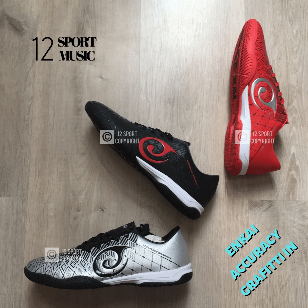 12SPORT - Sepatu Futsal Enkai Accuracy Graffiti IN 100% Original Enkai Indonesia
